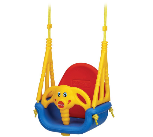 Гойдалка Eduplay 3-в-1 Jumbo "Слоник" 130 х 162 см - різнокольорова