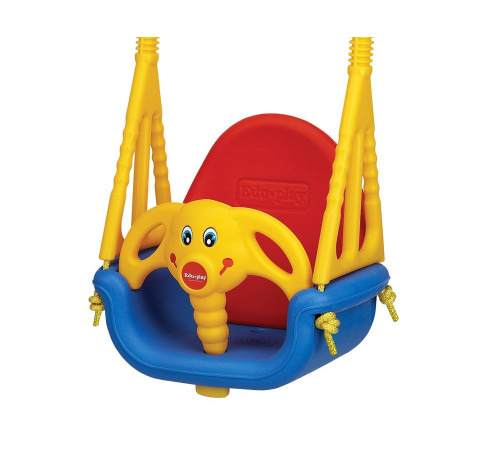 Гойдалка Eduplay 3-в-1 Jumbo "Слоник" 130 х 162 см - різнокольорова