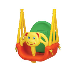 Гойдалка-сидіння «Ведмедик» 3-в-1  Edu-Toys, 130 х 162 см - різнокольорова