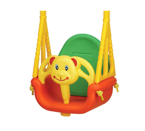 Гойдалка-сидіння «Ведмедик» 3-в-1 Edu-Toys, 130 х 162 см - різнокольорова Гойдалка-сидіння «Ведмедик» 3-в-1 Edu-Toys, 130 х 162 см - різнокольорова