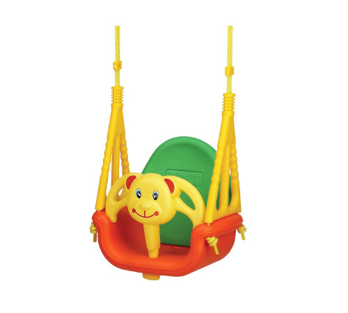 Гойдалка-сидіння «Ведмедик» 3-в-1 Edu-Toys, 130 х 162 см - різнокольорова Гойдалка-сидіння «Ведмедик» 3-в-1 Edu-Toys, 130 х 162 см - різнокольорова