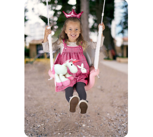 Гойдалка 3-в-1 Ведмежа Ricokids - різнокольорова Гойдалка 3-в-1 Ведмежа Ricokids - різнокольорова