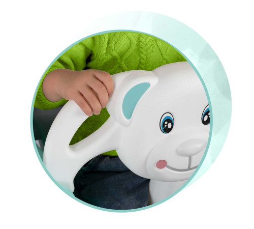 Гойдалка 3-в-1 Ведмежа Ricokids, 130 х 162 см - бірюзова