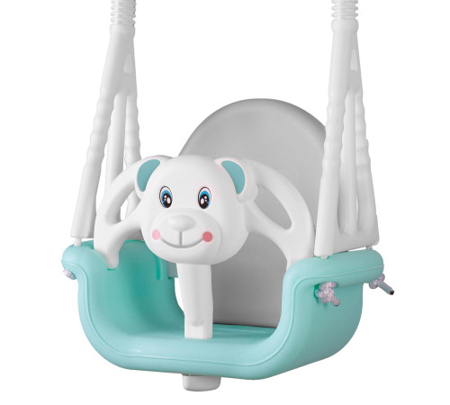 Гойдалка 3-в-1 Ведмежа Ricokids, 130 х 162 см - бірюзова