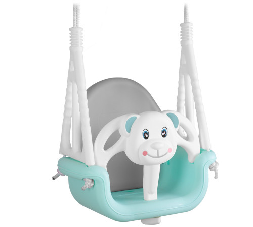 Гойдалка 3-в-1 Ведмежа Ricokids, 130 х 162 см - бірюзова