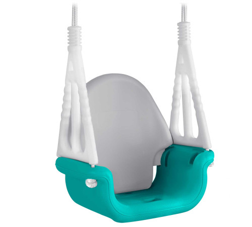 Гойдалка 3-в-1 Слоник Ricokids, 130 х 162 см - бірюзово-біла