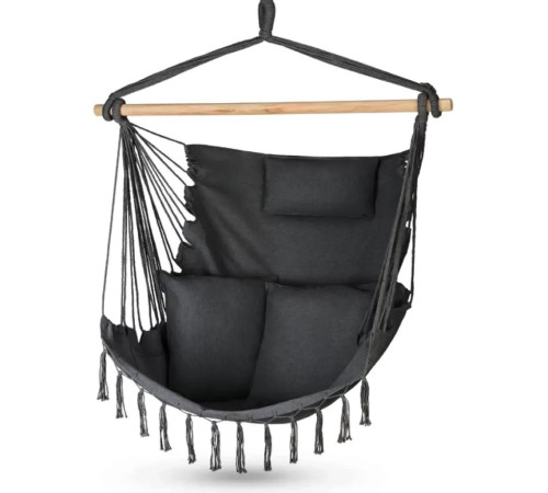 Гамак-крісло Outtec Boho Sois XXL, графітове Гамак-крісло Outtec Boho Sois XXL, графітове
