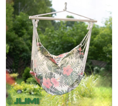 Гамак одномісний Jumi Garden 265 х 80 см - різнокольоровий + чохол
