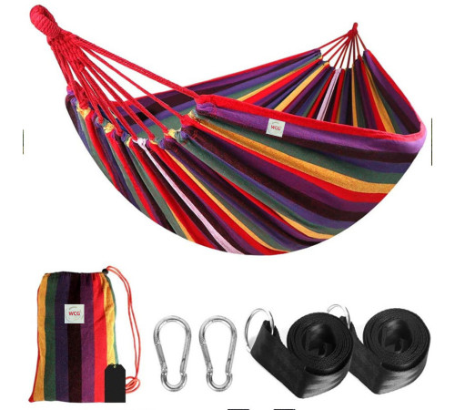 Гамак двомісний WCG Mexico XXL 200 х 150 см - різнокольоровий