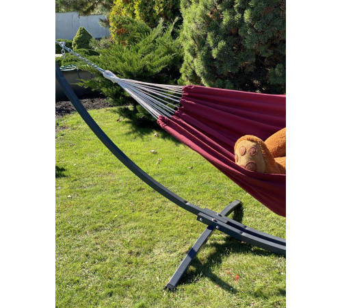 Гамак одномісний WCG WISH XL 200 х 100 см - бордовий