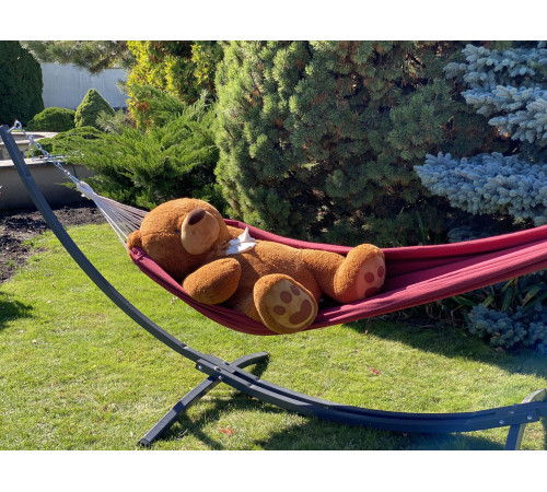 Гамак одномісний WCG WISH XL 200 х 100 см - бордовий