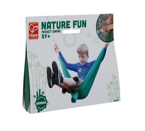 Дитячий гамак Hape E5573 Nature Fun 130 см - зелений Дитячий гамак Hape E5573 Nature Fun 130 см - зелений