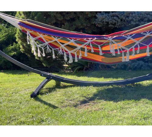 Гамак одномісний WCG BALI XL 200 х 100 см - різнокольоровий