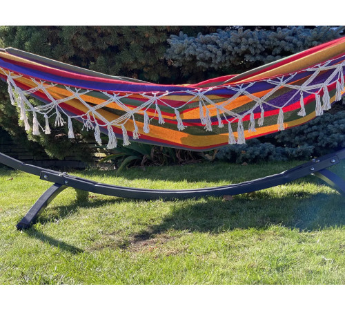 Гамак одномісний WCG BALI XL 200 х 100 см - різнокольоровий