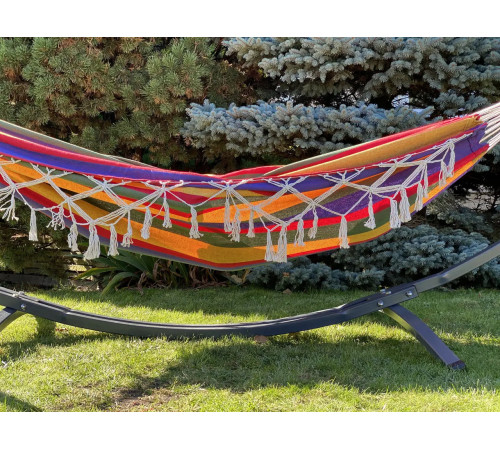 Гамак одномісний WCG BALI XL 200 х 100 см - різнокольоровий