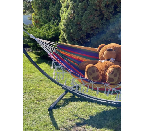 Гамак одномісний WCG BALI XL 200 х 100 см - різнокольоровий