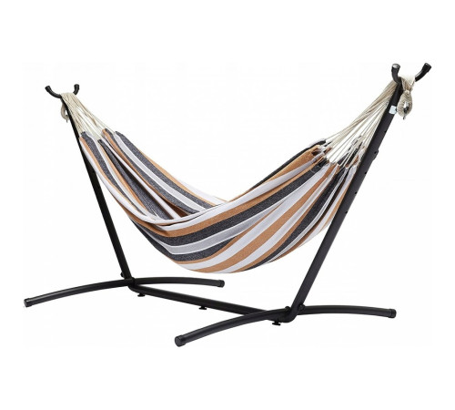 Гамак двомісний з каркасом Bonro B-090 різнокольоровий