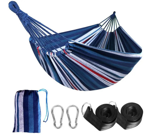 Гамак одномісний WCG Mexico XL 200 х 100 см - синій