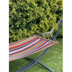 Гамак одномісний з планкою WCG RIO XL 200 х 100 см - різнокольоровий