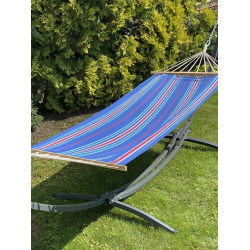 Гамак одномісний з планкою WCG RIO XL 200 х 100 см - синій