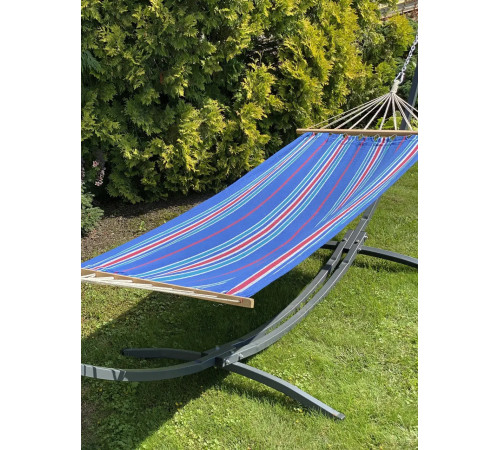 Гамак одномісний з планкою WCG RIO XL 200 х 100 см - синій