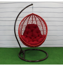 Крісло‑кокон підвісне GreenGard Наомі, червоне