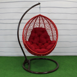 Крісло‑кокон підвісне GreenGard Наомі, червоне