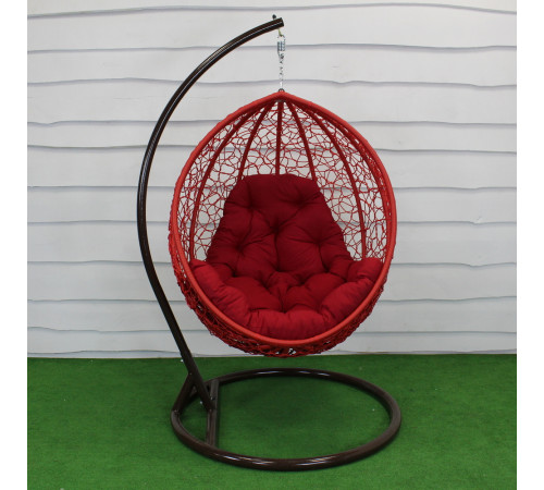 Крісло‑кокон підвісне GreenGard Наомі, червоне