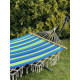 Гамак одномісний WCG BALI XL з планкою і каркасом 200 х 100 см - синій