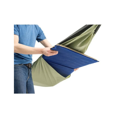 Гамак двомісний Amazonas Silk Traveller Thermo, 275 х 140 см - зелений