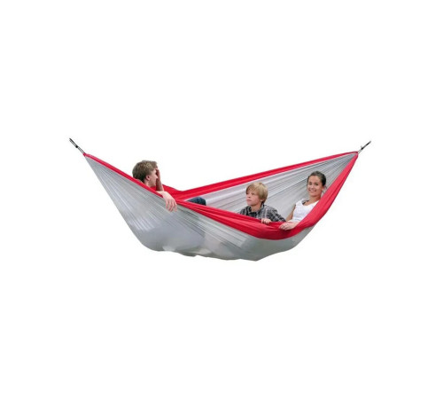 Гамак двомісний Amazonas Silk Traveller XXL, 320 х 230 см - біло-червоний Гамак двомісний Amazonas Silk Traveller XXL, 320 х 230 см - біло-червоний