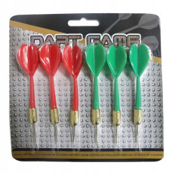 Дротики для дартсу MASTER Plated Brass - 6 шт