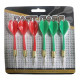Дротики для дартсу MASTER Plated Brass - 6 шт