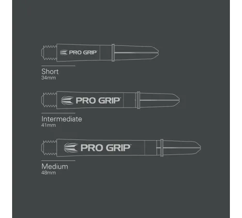 Наконечники для дротиків Shaft Target Pro Grip Vision Red Intermediate – 3 шт Наконечники для дротиків Shaft Target Pro Grip Vision Red Intermediate – 3 шт