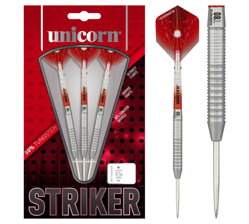 Дротики для дартсу Unicorn T80 Striker S1 - 3 шт Дротики для дартсу Unicorn T80 Striker S1 - 3 шт