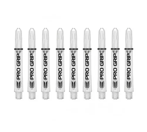 Наконечники для дротиків дартс Target Pro Grip Spin Clear Intermediate 3х3 шт