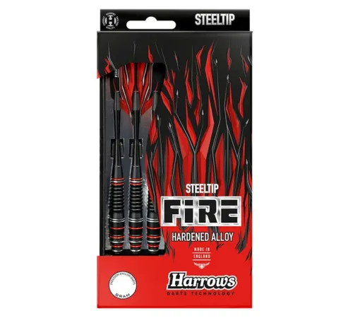 Дротики для дартсу Harrows Fire High Grade Alloy Steel - 3 шт Дротики для дартсу Harrows Fire High Grade Alloy Steel - 3 шт