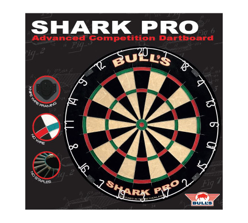 Дартс класичний Bull's Shark Pro - 45 см
