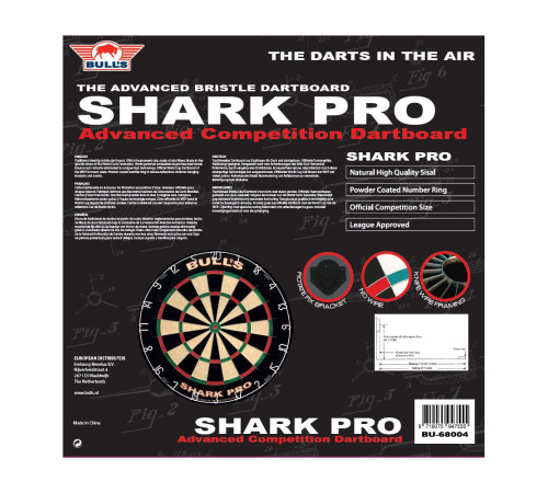 Дартс класичний Bull's Shark Pro - 45 см
