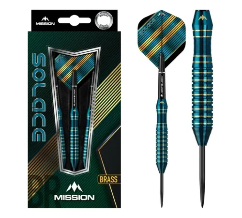 Дротики для дартсу Mission Solace M1 Brass Steel - 3 шт Дротики для дартсу Mission Solace M1 Brass Steel - 3 шт
