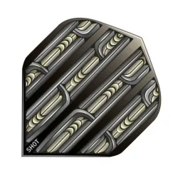 Хвостики для дротиків Shot Warrior Rutene Std. № 2 Black - 3 шт.