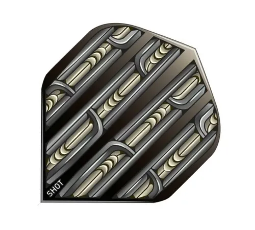 Хвостики для дротиків Shot Warrior Rutene Std. № 2 Black - 3 шт.