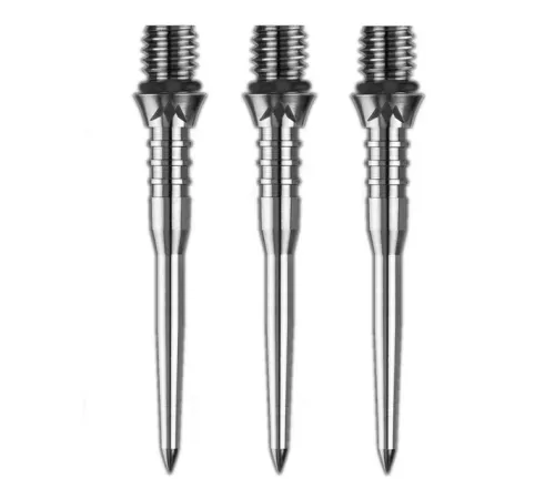 Наконечники для дротиків Mission Titan Pro Ti Conversion Grooved Silver 30 мм – 3 шт Наконечники для дротиків Mission Titan Pro Ti Conversion Grooved Silver 30 мм – 3 шт
