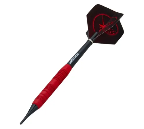 Дротики для дартсу Unicorn Core Plus, червоні - 3 шт Дротики для дартсу Unicorn Core Plus, червоні - 3 шт