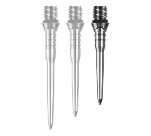 Наконечники для дротиків Mission Titan Pro Ti Conversion Grooved Silver 26 мм – 3 шт Наконечники для дротиків Mission Titan Pro Ti Conversion Grooved Silver 26 мм – 3 шт