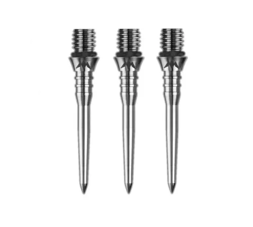 Наконечники для дротиків Mission Titan Pro Ti Conversion Grooved Silver 26 мм – 3 шт Наконечники для дротиків Mission Titan Pro Ti Conversion Grooved Silver 26 мм – 3 шт
