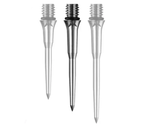 Наконечники для дротиків Mission Titan Pro Ti Conversion Smooth Silver 30 мм – 3 шт Наконечники для дротиків Mission Titan Pro Ti Conversion Smooth Silver 30 мм – 3 шт