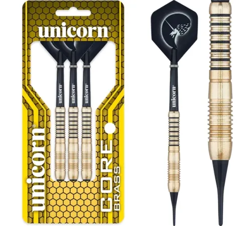 Дротики для дартсу Unicorn Core Brass S2 - 3 шт