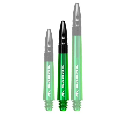 Наконечники для дротиків Mission Saber Green Tweenie – 3 шт Наконечники для дротиків Mission Saber Green Tweenie – 3 шт