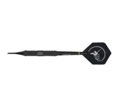 Дротики для дартсу Unicorn Core Plus Black Brass Soft S2 - 3 шт Дротики для дартсу Unicorn Core Plus Black Brass Soft S2 - 3 шт